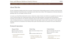 Desktop Screenshot of familyhistory.mathews2000.com